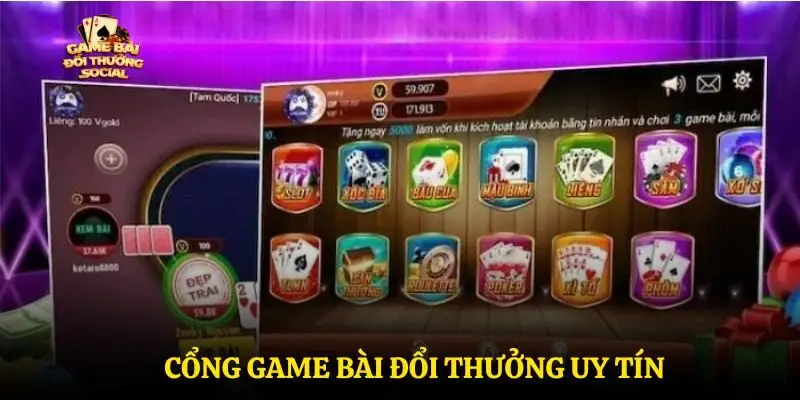 Cổng game bài đổi thưởng uy tín